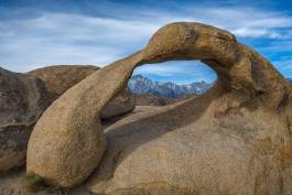 Mobius Arch 2 Mobius Arch in the Alabama Hills framing Lone Pine Peak and Mount Whitney